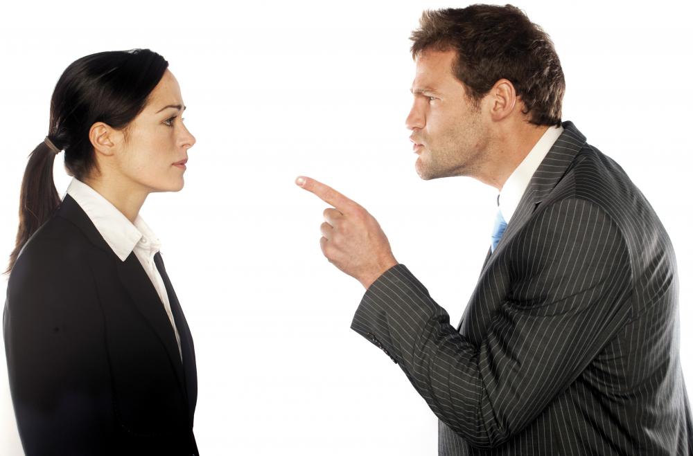 Aggressive behavior at work may be considered a form of bullying.
