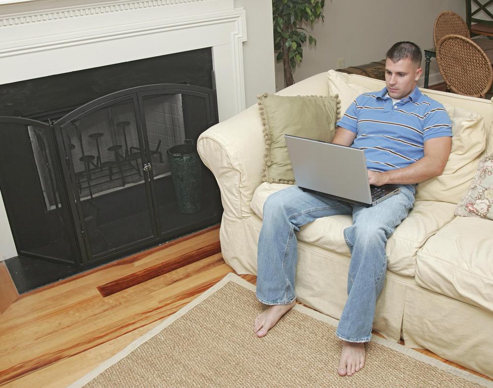 Being able to work at home is becoming increasingly common.