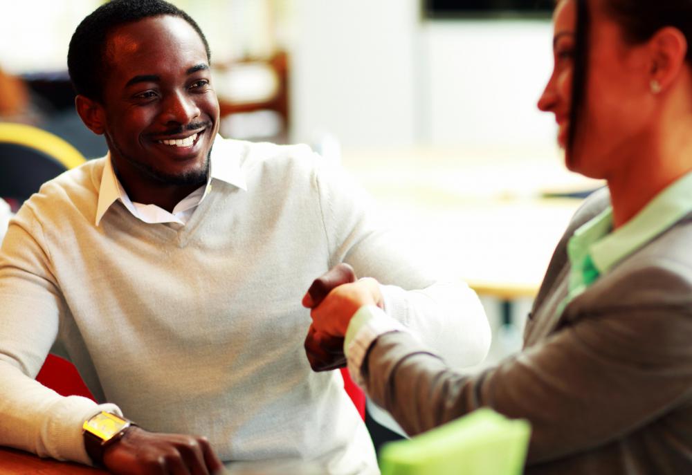 Salary may be discussed during a second interview.