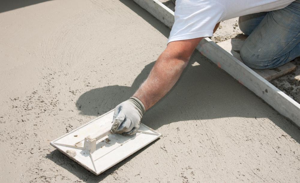 Concrete slabs often serve as foundations for homes and other buildings.