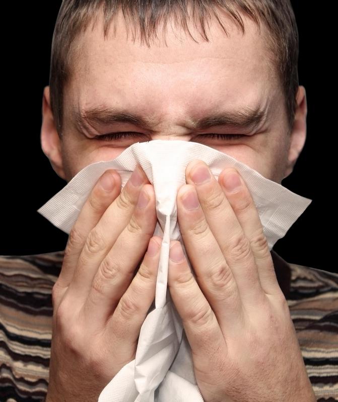 Facial tissue is used by people with a runny nose.