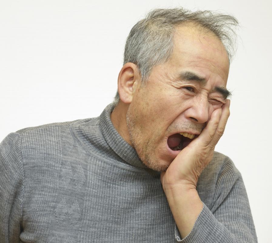 A tooth infection may cause substantial pain.