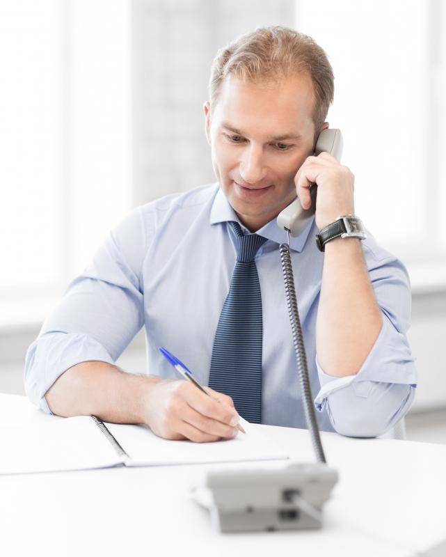 An executive coordinator may act as an intermediary between an executive and a client.