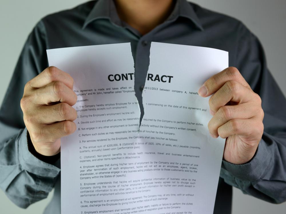 A contract may stipulate that parties must abide by certain terms in order for a contract to be valid.