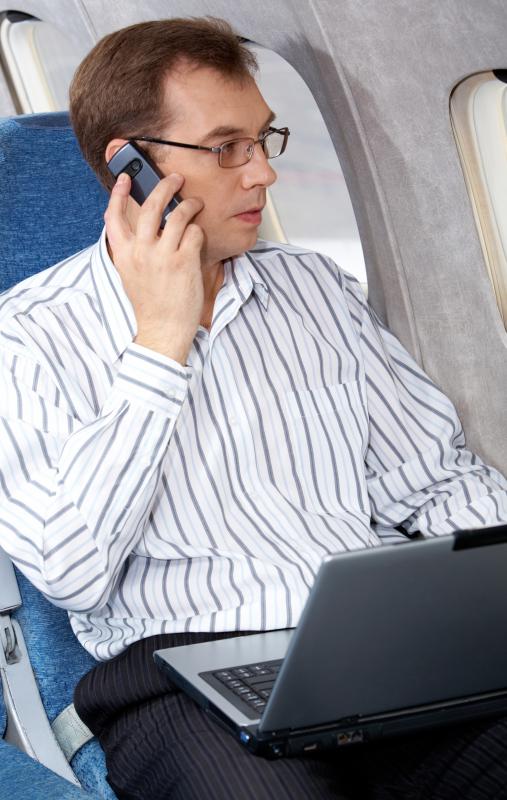Going on long airplane flights may lead to blood clots.