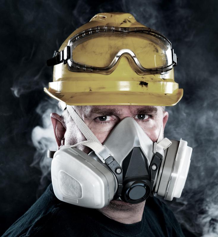 Wearing a respirator while working in a coal mine may reduce chances of developing black lung disease.