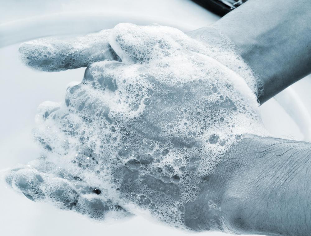 Clean water to wash hands in is a basic sanitation issue.