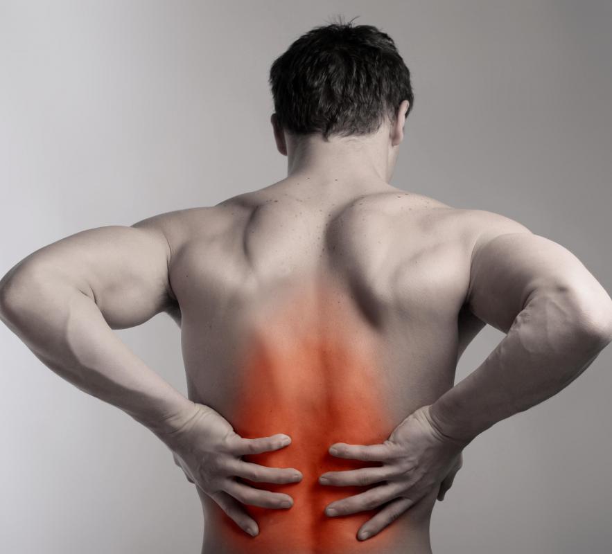Myeloma often presents with pain in the spine.
