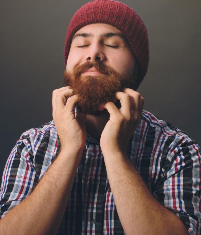 Many full beards extend to some point on the neck.
