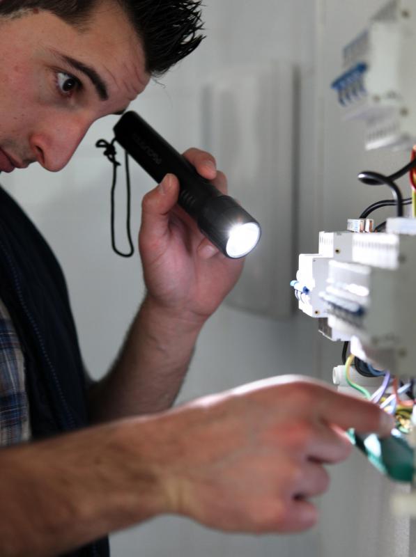 GFCI circuits can be installed in the breaker box, or at the outlet itself.