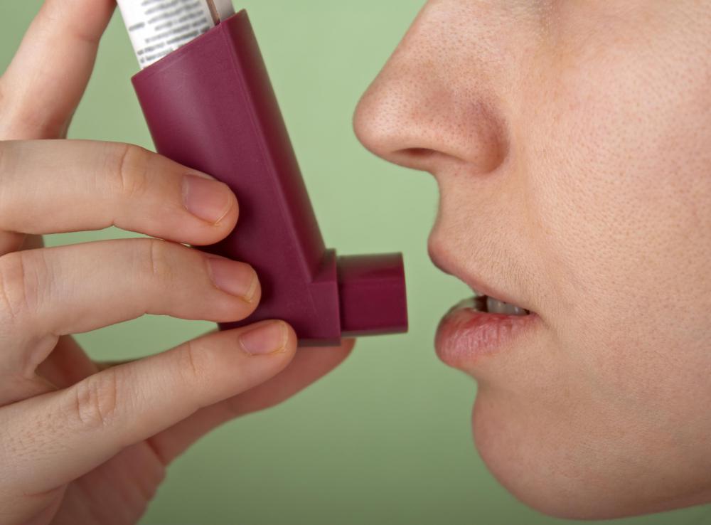 Some forms of asthma medicine have been discontinued due to the CFCs released by the inhalers, which may negatively impact the Earth's atmosphere.