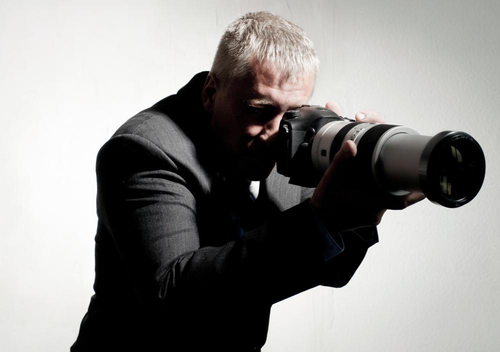 Telephoto lenses are frequently used by paparazzi.