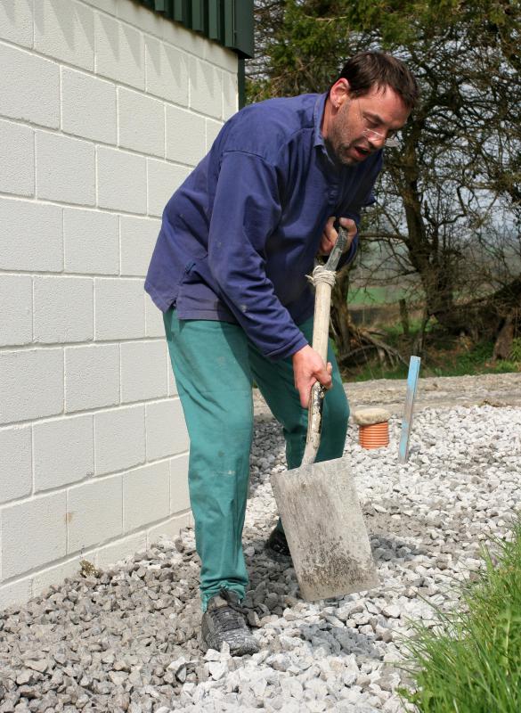 Gravel can create a permeably-paved porous surface.