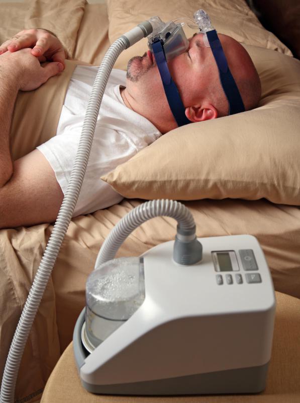 People with sleep apnea often need to sleep with a ventilator.