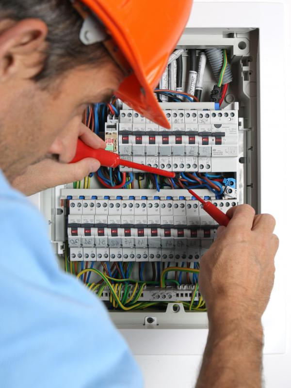 In many cases, the ground wire is connected in the circuit box.