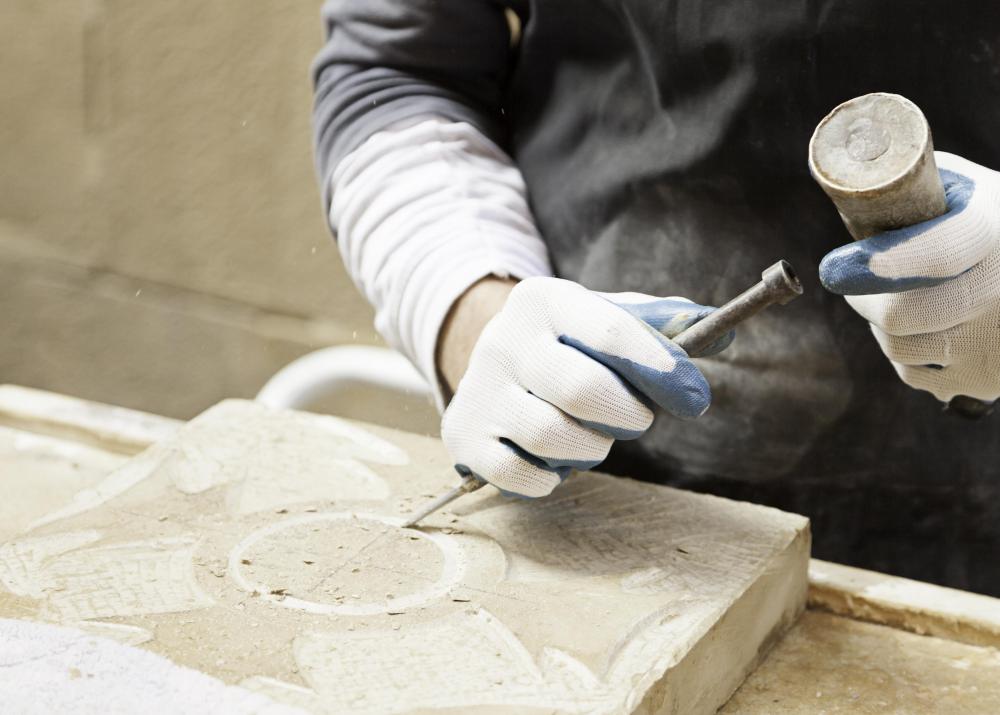Chisels can be made to shape stone or wood.