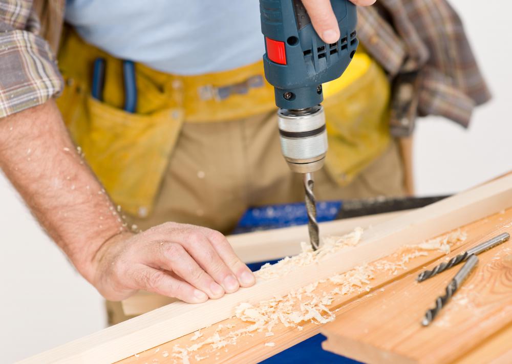 Using a drill press requires less strength and effort than using a hand drill.