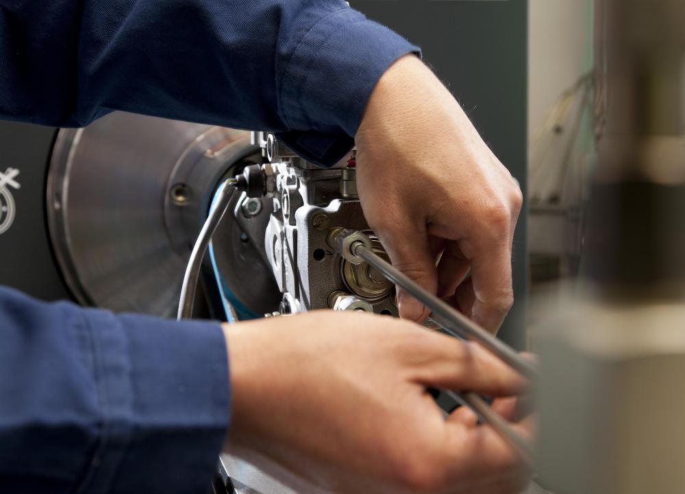 Textile mill employees must be familiar with the proper operation of equipment.