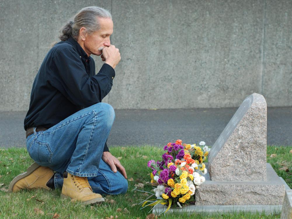 A person who is "beside themself" might be struggling to cope with a loss.