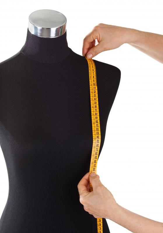 Tailor-made clothing is customized to fit a person's precise body measurments.