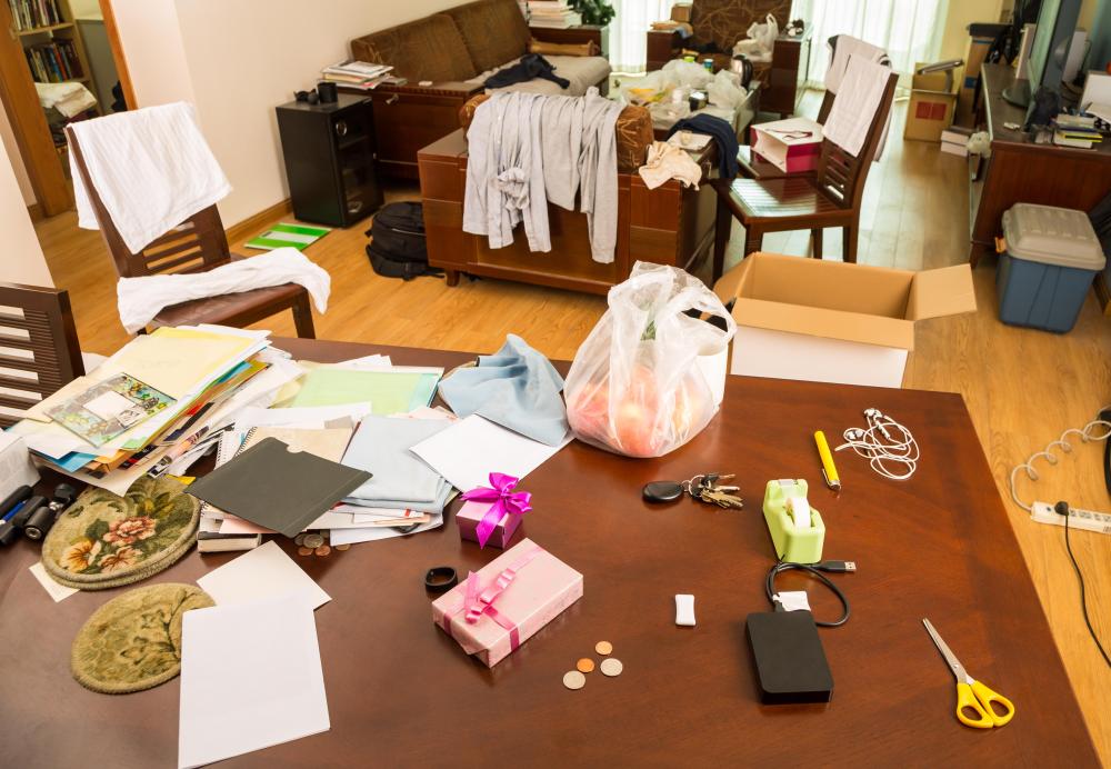 Office maintenance may include hiring a cleaning crew to get rid of clutter.