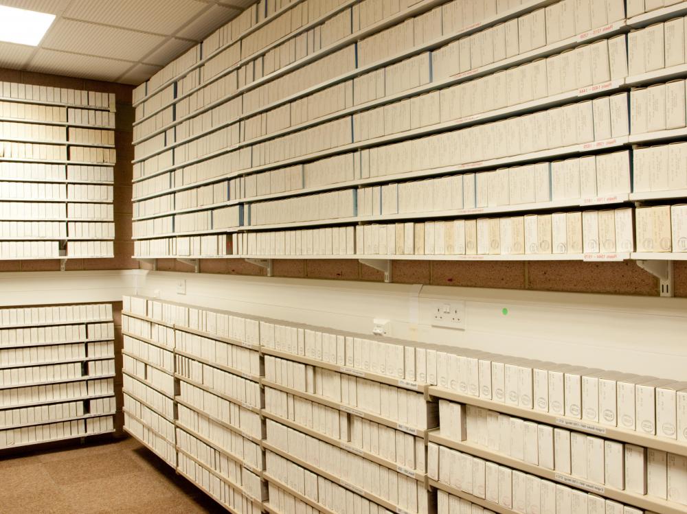 A file clerk may need special skills like working with older technologies such as microfilm.
