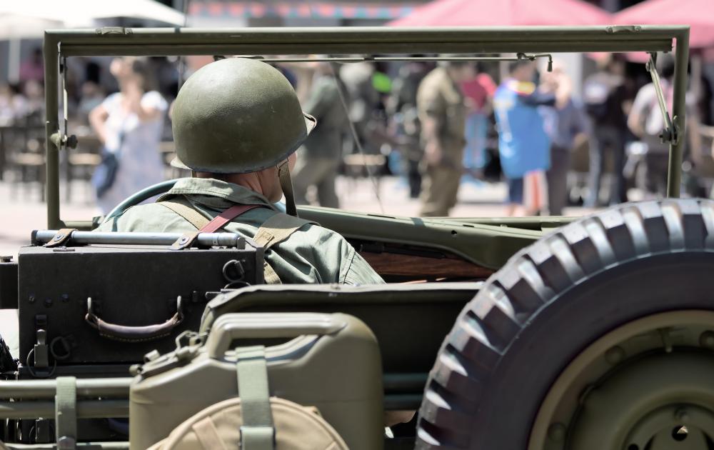 During occupations, military personnel on patrol have to be on the alert for insurgent attacks.