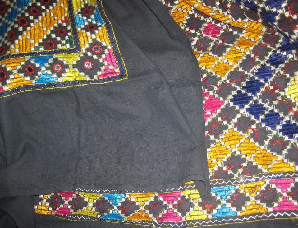 Embroidery is often used to decorate quilts and linens.