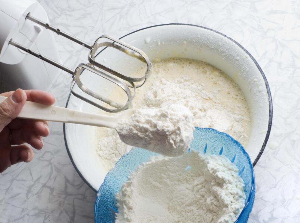Like pancake batter, saliva's consistency changes with the addition of water.