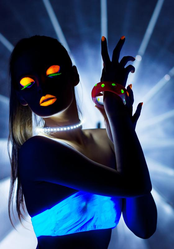 Fluorescent materials are reflective.