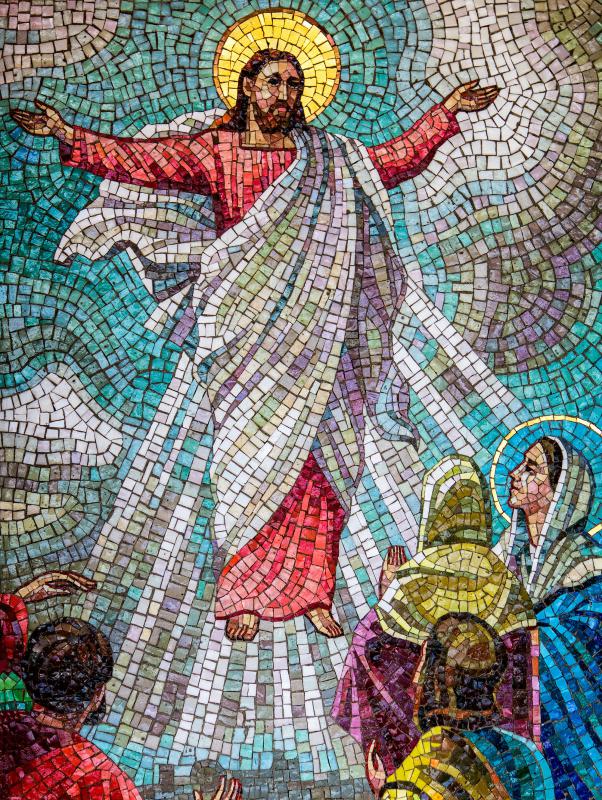 According to Gospel, Jesus ascended into the sky after his resurrection.