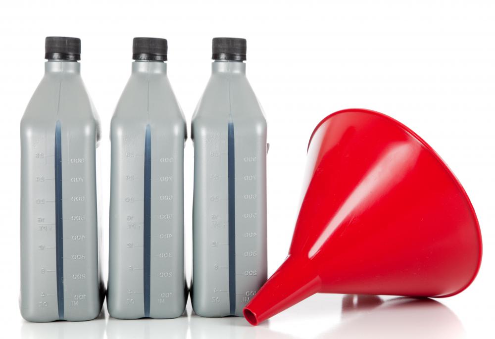 An automobile's oil must be changed on a regular basis.