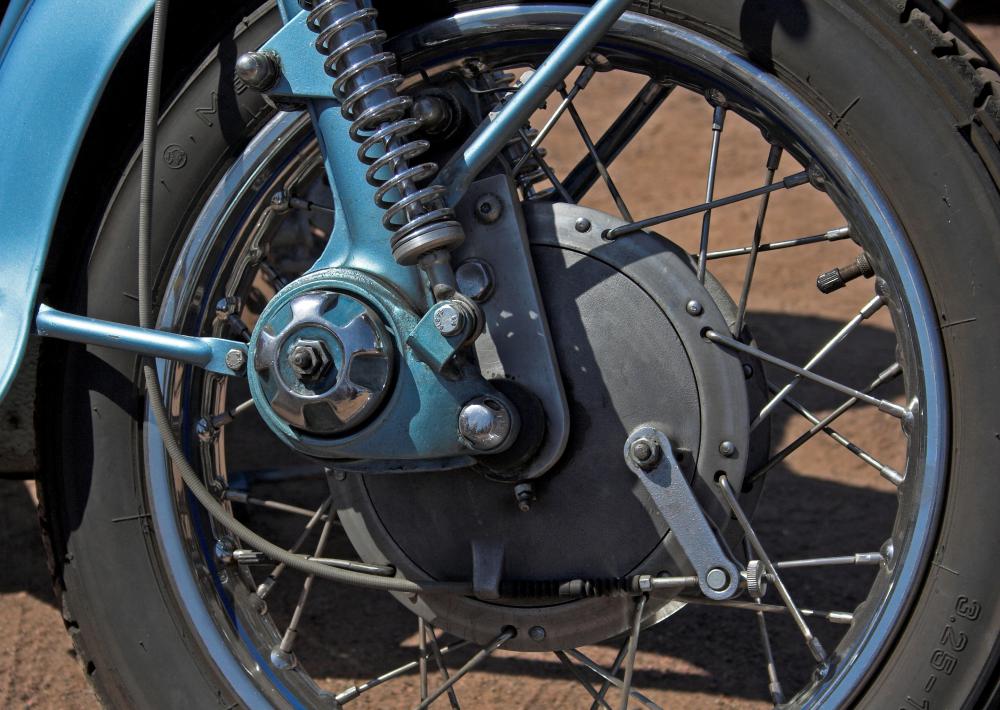 Sintered copper steel is regularly used as a brake pad component in motorcycles.