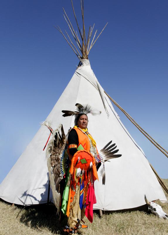 Tepees are still used by some Native Americans for rituals and ceremonies.