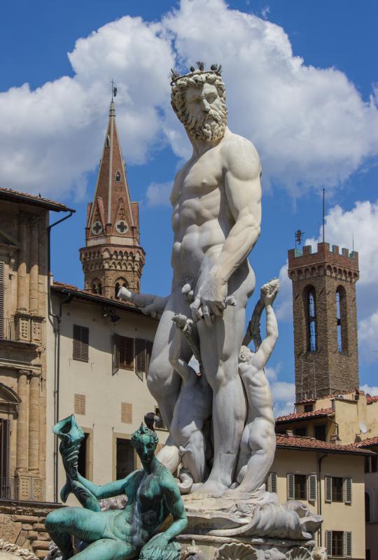 Neptune was often used to represent the sea in Greco-Roman myth.