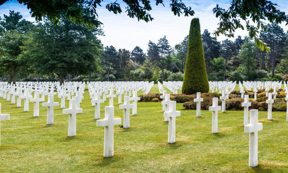 Some estimate the total casualties during the Invasion of Normandy to be in the hundreds of thousands.