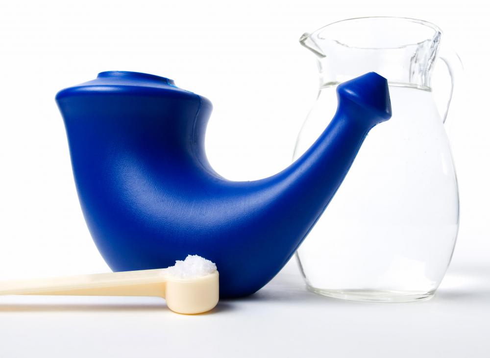 Nasal washes may help treat morning phlegm problems.