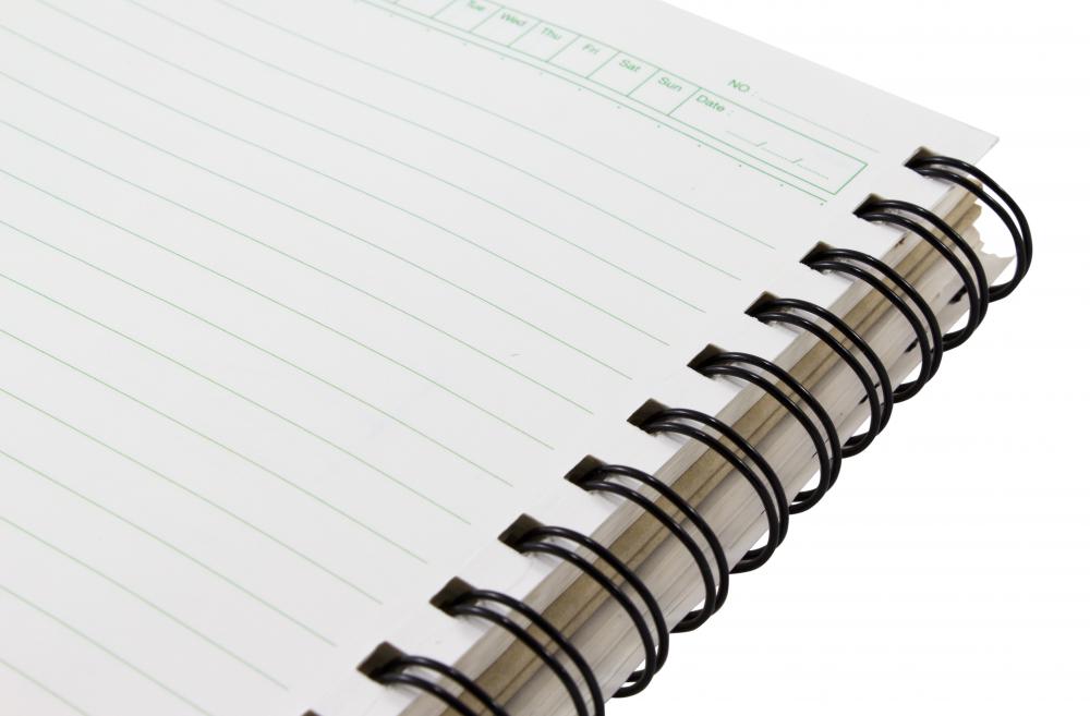 Notebooks are a popular choice as writing material.