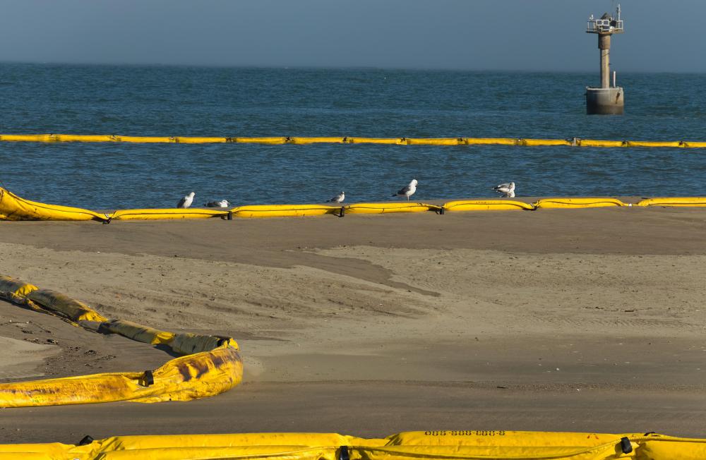Voluntourism, a form of environmental tourism, could involve cleaning up after an oil spill.
