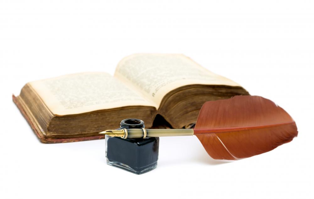 Ink blotters were used up until the middle part of the 20th century.