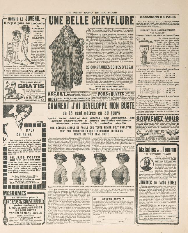 Newspapers have been used for advertising for a long time.
