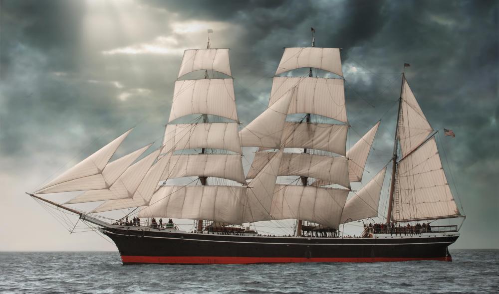 The "port" side of a ship is its left side.