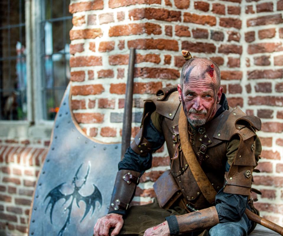The scars that this soldier would develop would have only 80% of the strength of his original skin.