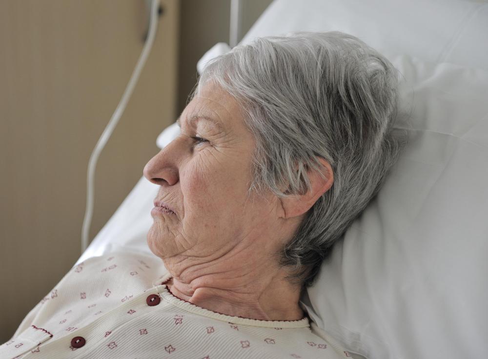 Long-term hospital patients may be susceptible to bedsores.