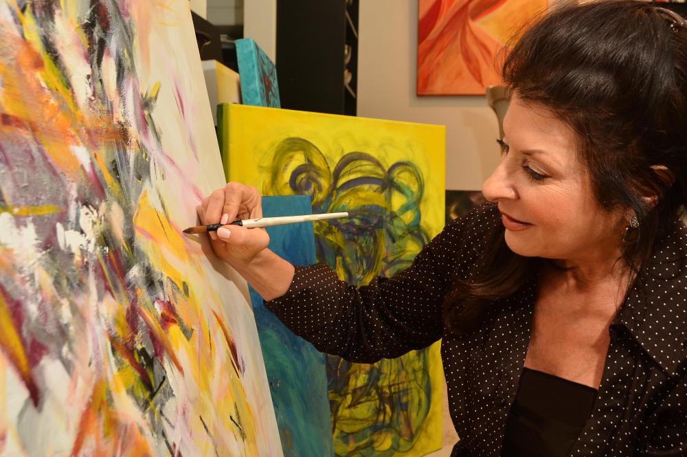 Group therapy might utilize different art projects as a form of expression.