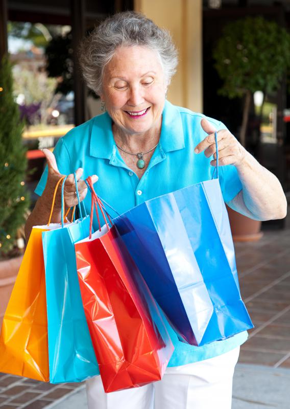 Seniors who have more free time might go on a shopping spree.