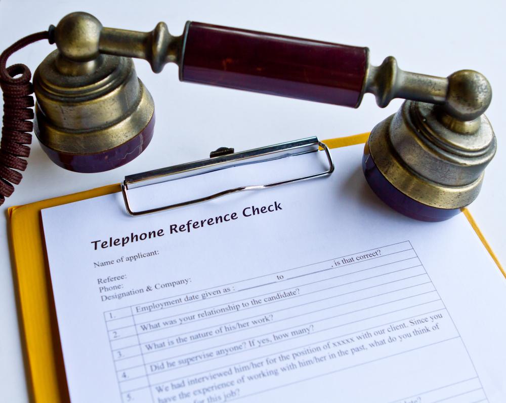Telephone interviews are used by companies to communicate with prospective employees.