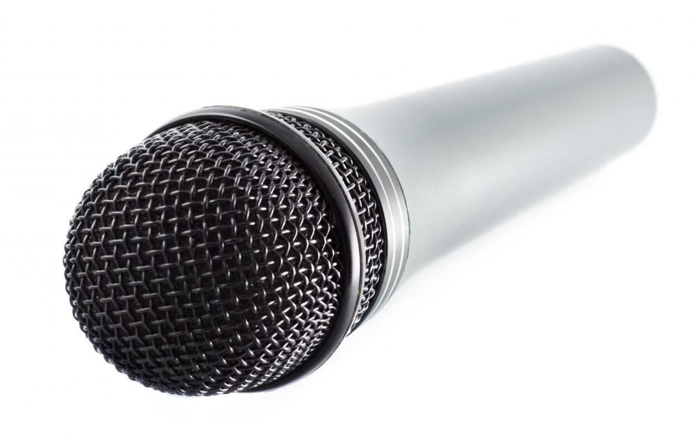A microphone.