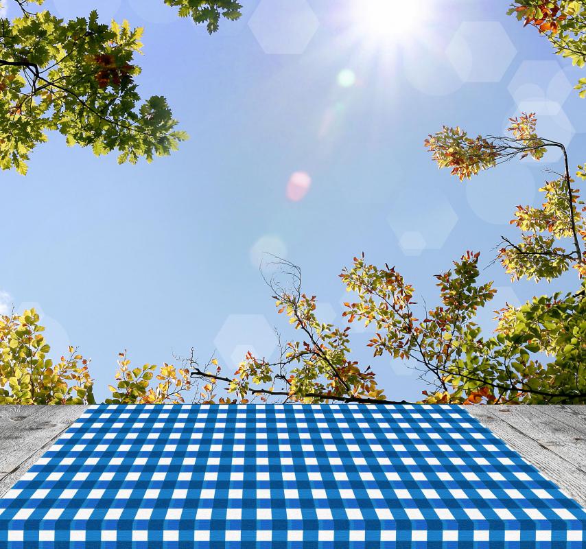 The phrase "all bets are off" may be used if an unforeseen event interrupts a planned picnic.