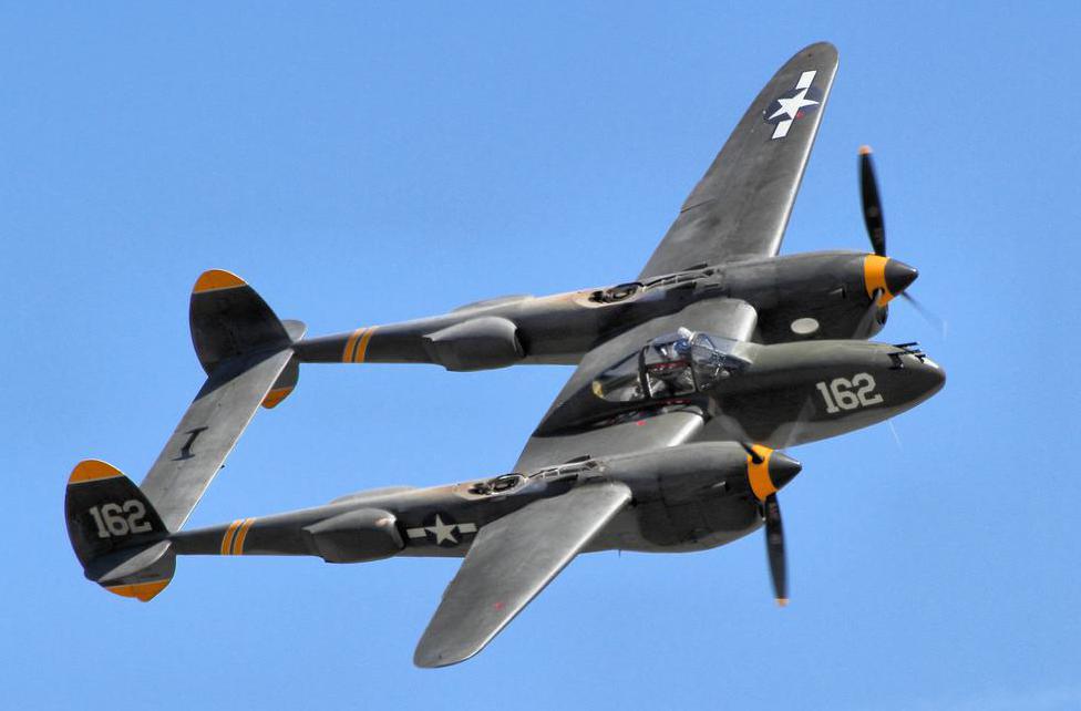 The Lockheed P-38 was a twin-engine heavy fighter that was used by the United States during World War II.